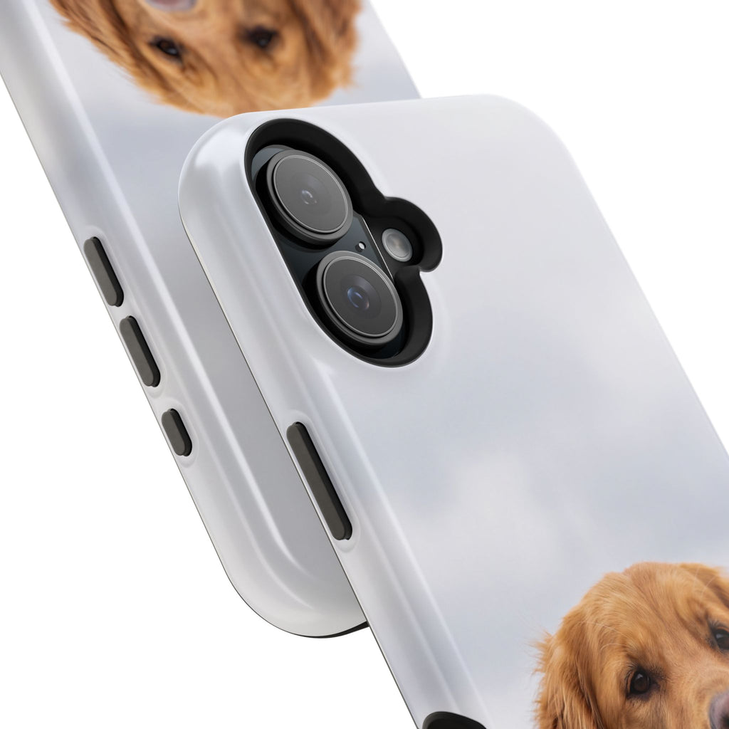 Golden Retriever Phone Case — Impact-Resistant Wireless Charging Cover