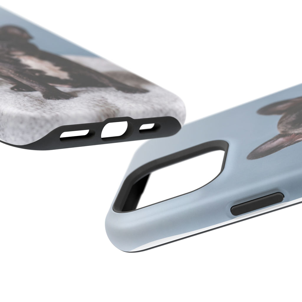 French Bulldog Puppy Phone Case — Impact-Resistant Wireless Charging Cover