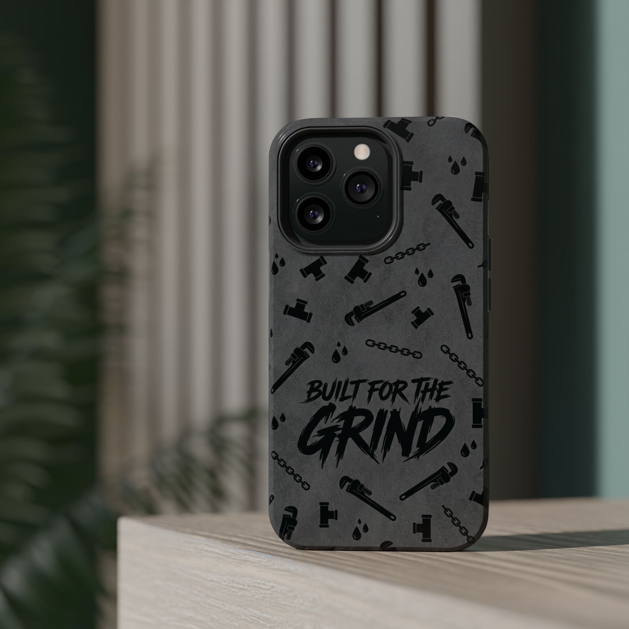 Built for the Grind Phone Case — Plumber Tools Wireless Charging Cover