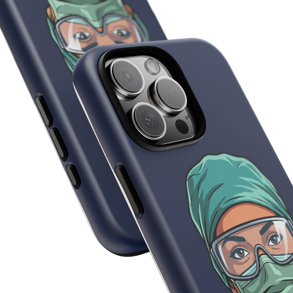 Nurse Illustrated Portrait Phone Case | iPhone & Samsung