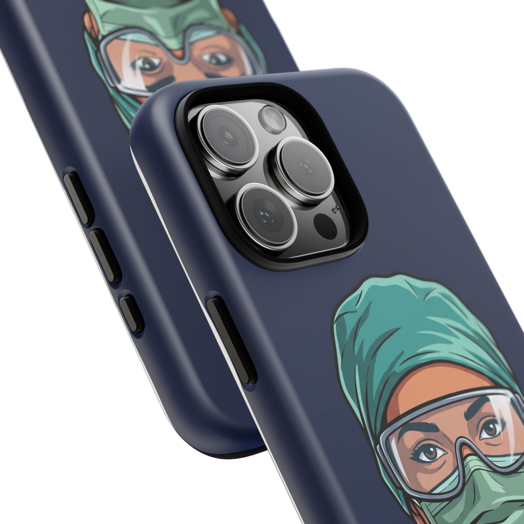 Nurse Illustrated Portrait Phone Case | iPhone & Samsung