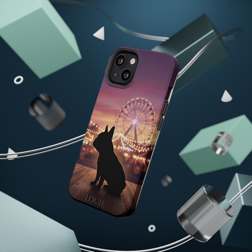 Personalized French Bulldog Carnival Nights Phone Case — Wireless Charging Cover