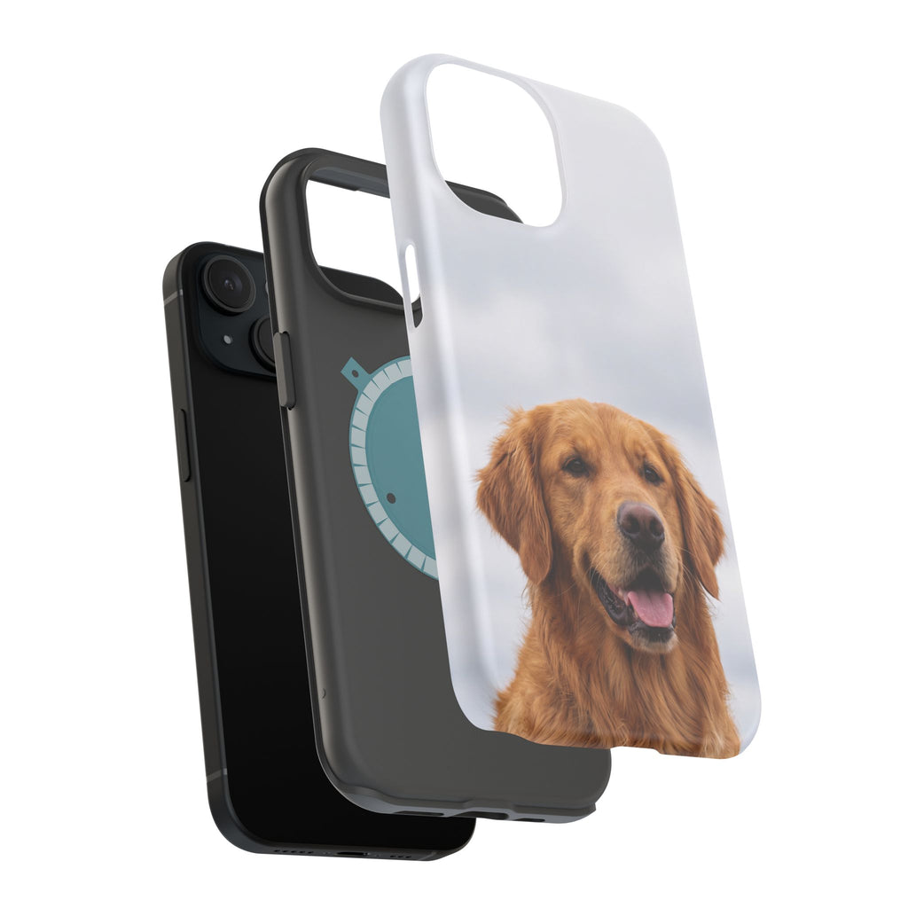 Golden Retriever Phone Case — Impact-Resistant Wireless Charging Cover