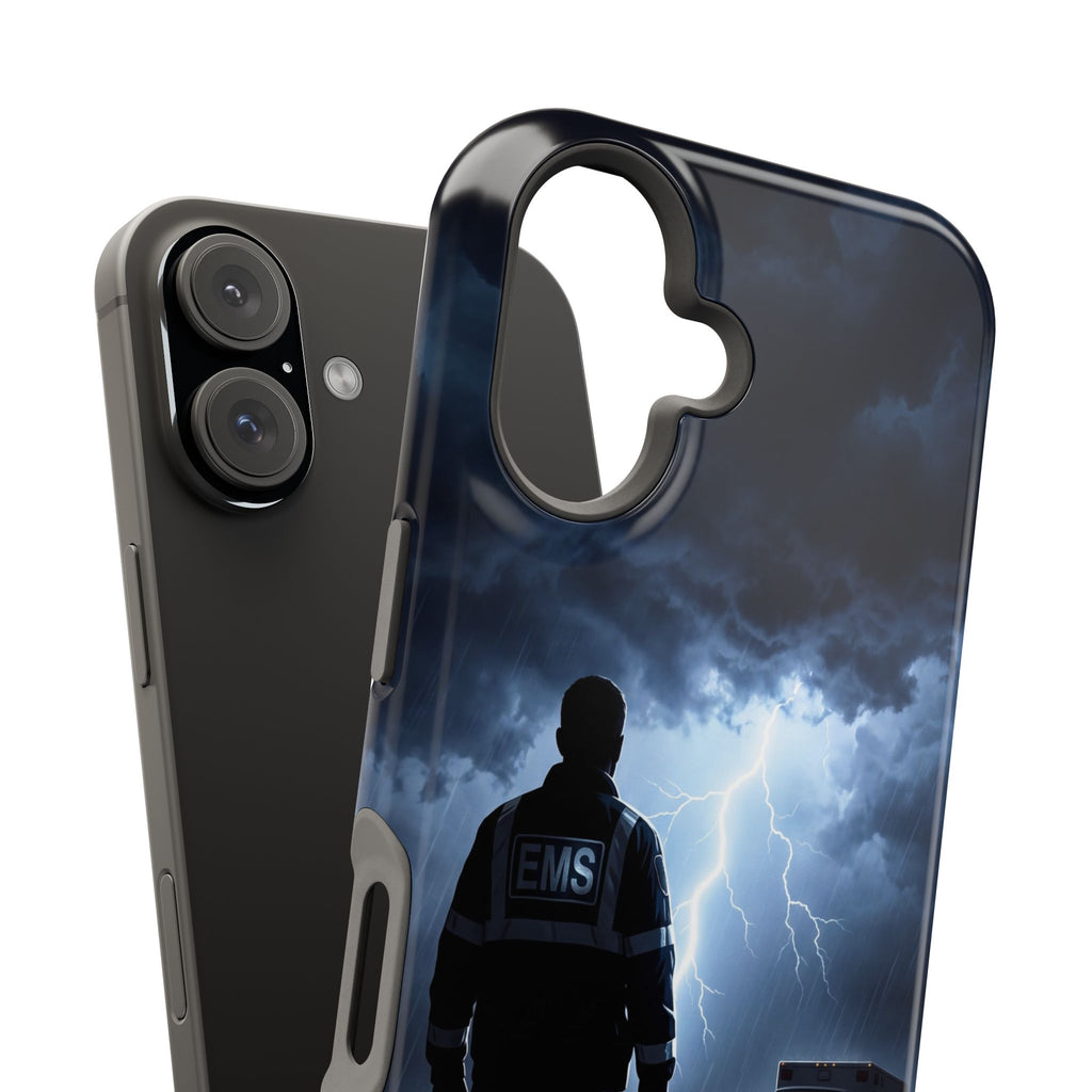 Personalized Lightning Storm EMS Phone Case — Wireless Charging Cover