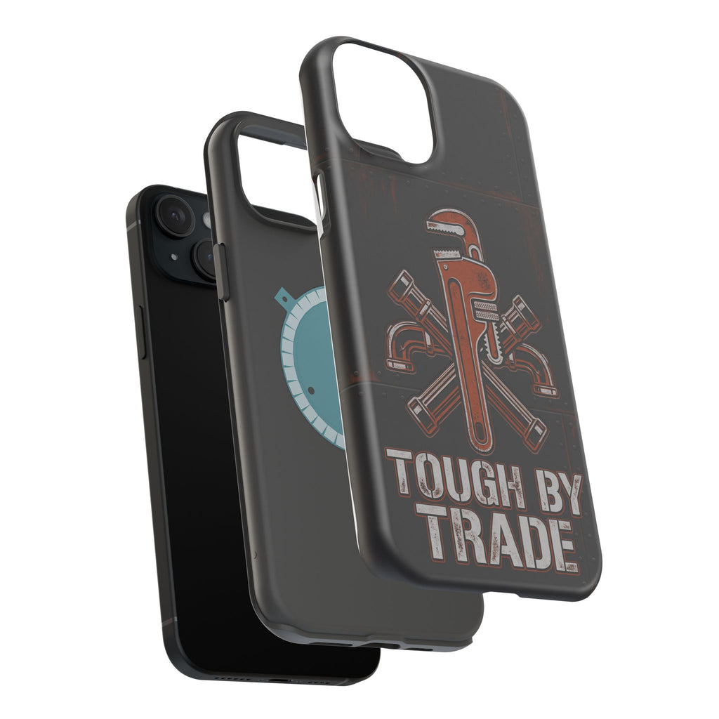 Tough By Trade Phone Case — Crossed Wrenches Wireless Charging Cover