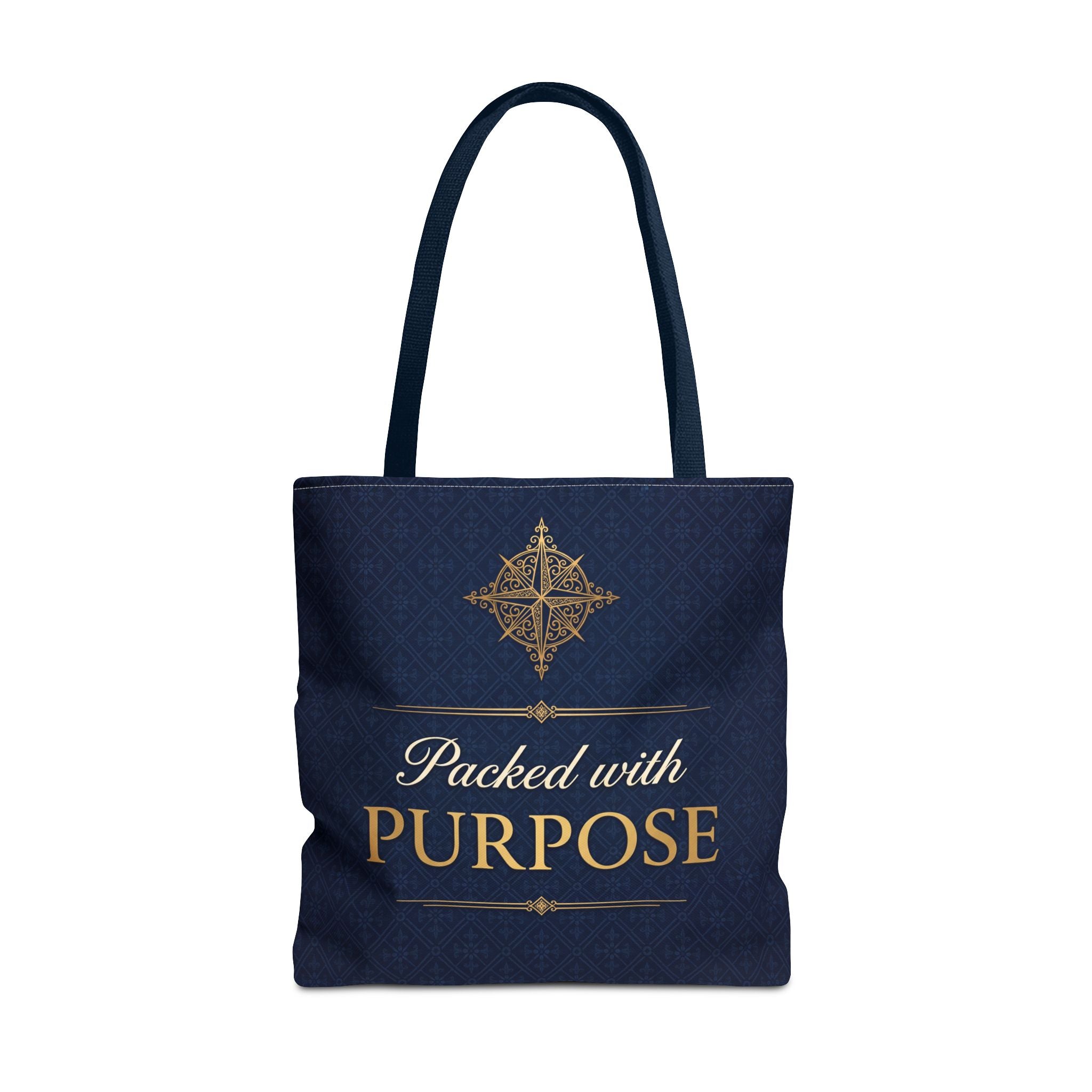 Packed with Purpose Tote | Inspirational Nurse Gift Tote Bag | Healthcare Worker Appreciation Gift | Premium Polyester Carry-All