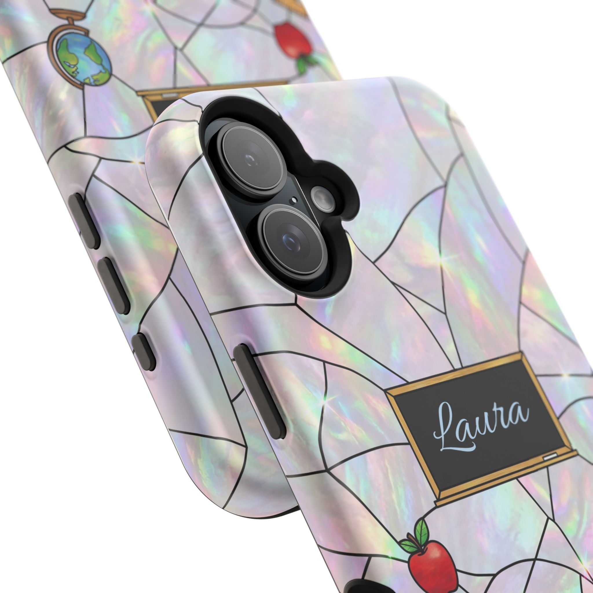 Personalized Teacher Phone Case — Impact-Resistant Wireless Charging Cover