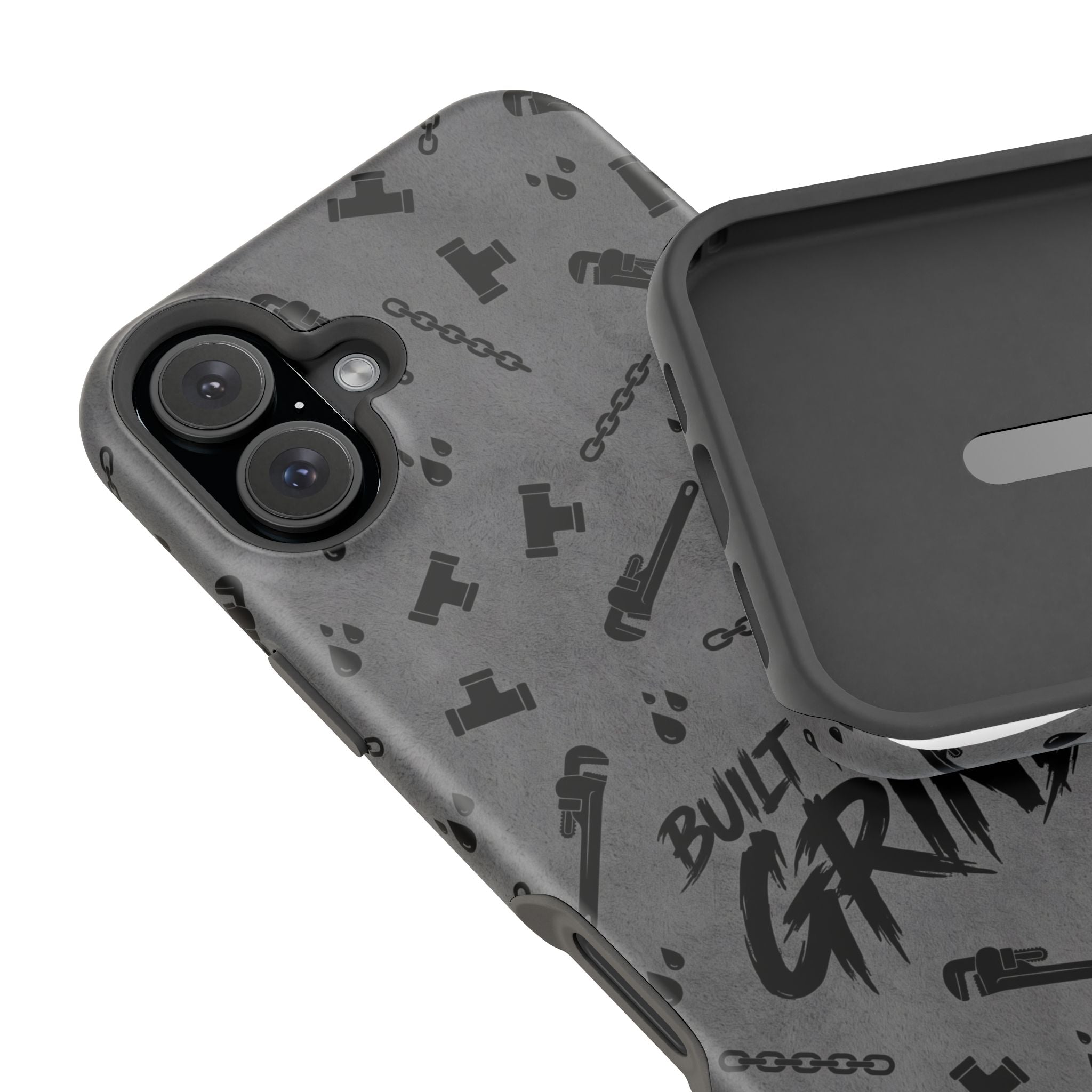 Built for the Grind Phone Case — Plumber Tools Wireless Charging Cover