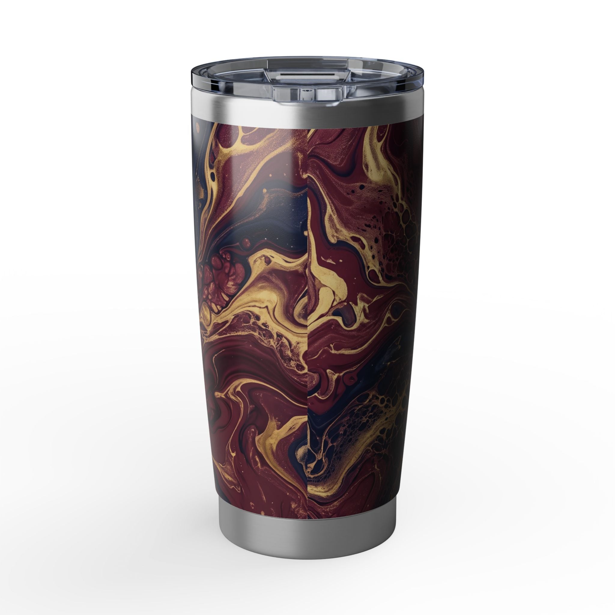 Paramedic/EMT 20oz Tumbler – Burgundy Marble Medical Terminology Design