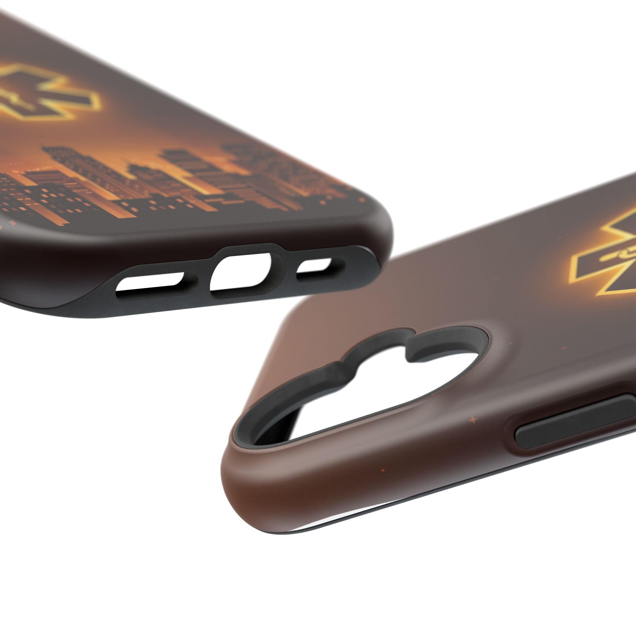 Paramedic/EMT Skyline Phone Case — Magnetic Wireless Charging Cover