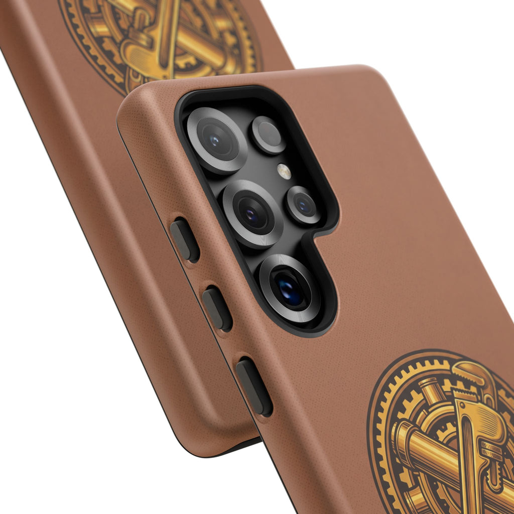 Plumber Born to Build Leather Phone Case - Samsung & iPhone Series