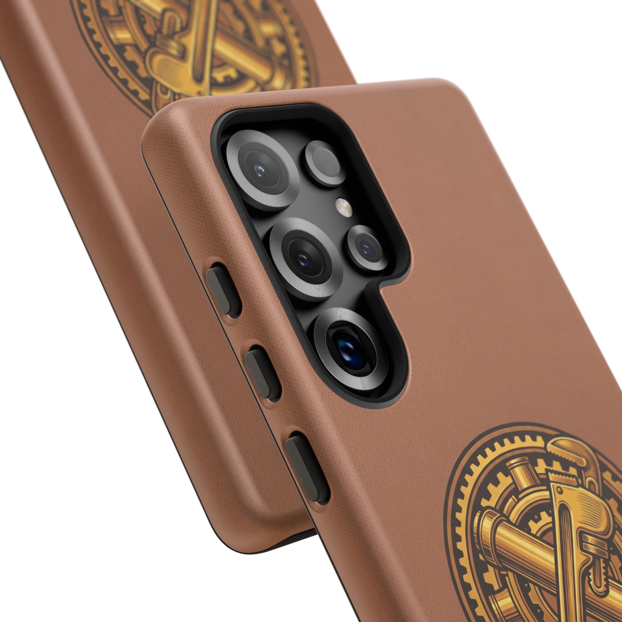 Plumber Born to Build Leather Phone Case - Samsung & iPhone Series