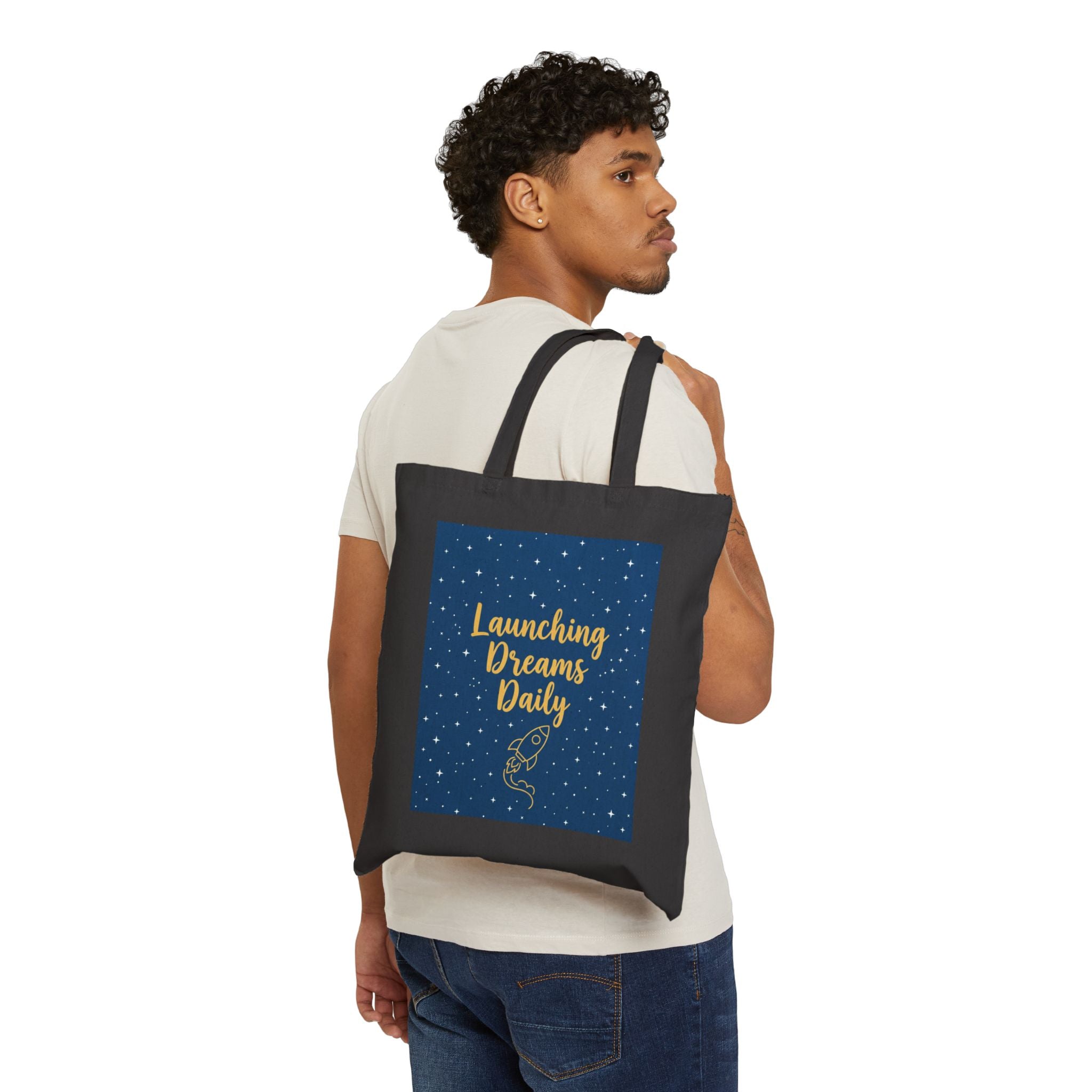 Launching Dreams Daily - Teacher Tote Bag - Teacher Appreciation Gift, Educator, Inspirational Teacher