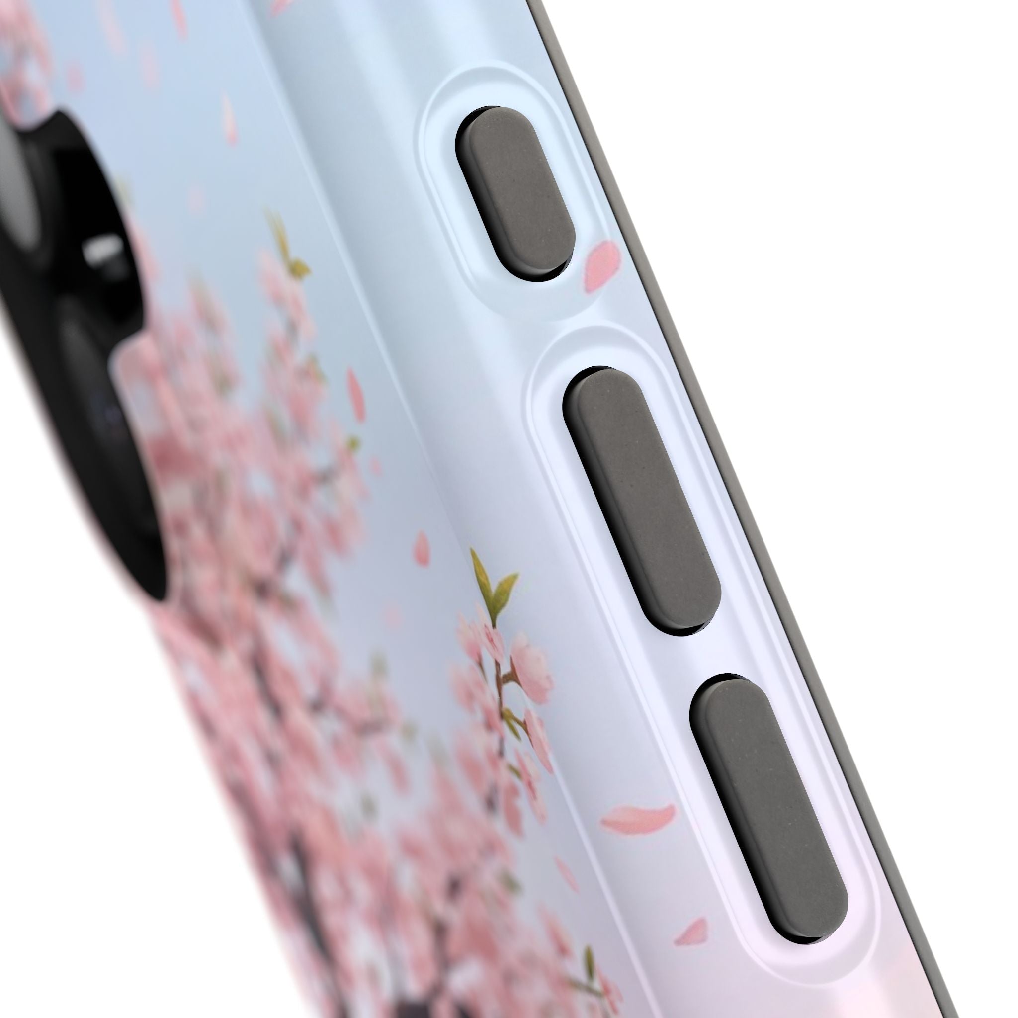 Personalized Dachshund Cherry Blossom Phone Case — Wireless Charging Cover