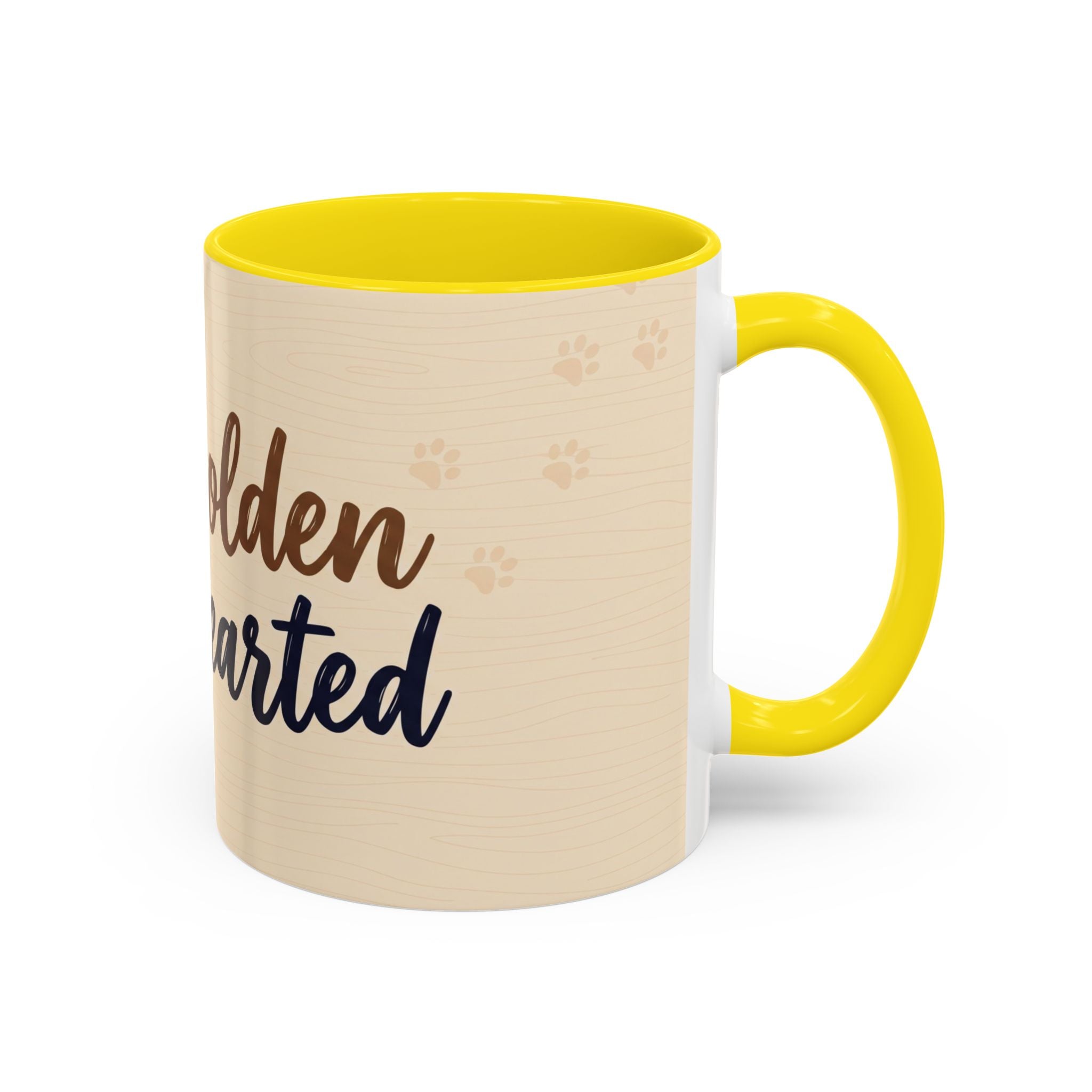 Golden Hearted Mug | Golden Retriever Lover Gift | Cute Dog Coffee Mug