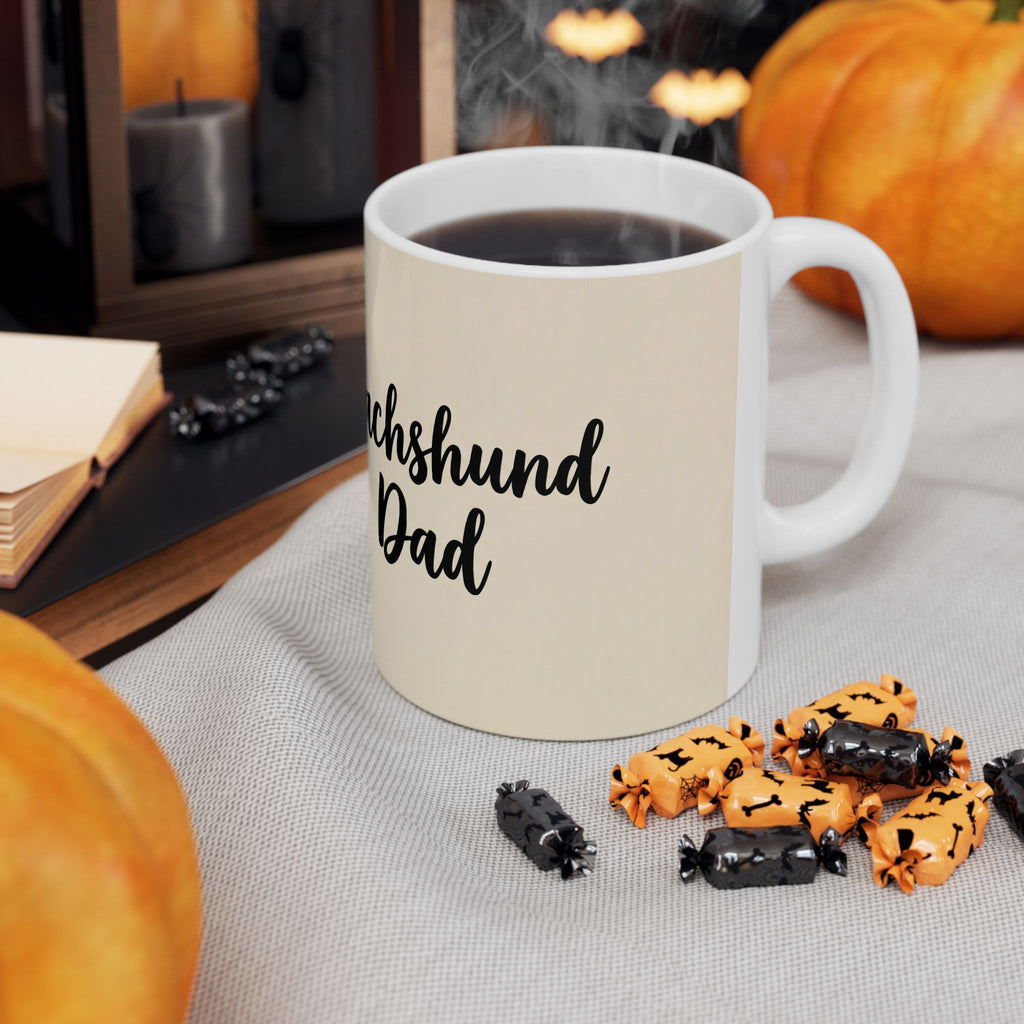 Dachshund Dad Mug | Cute Dog Dad Coffee Mug | Wiener Dog Gift for Dachshund Lovers
