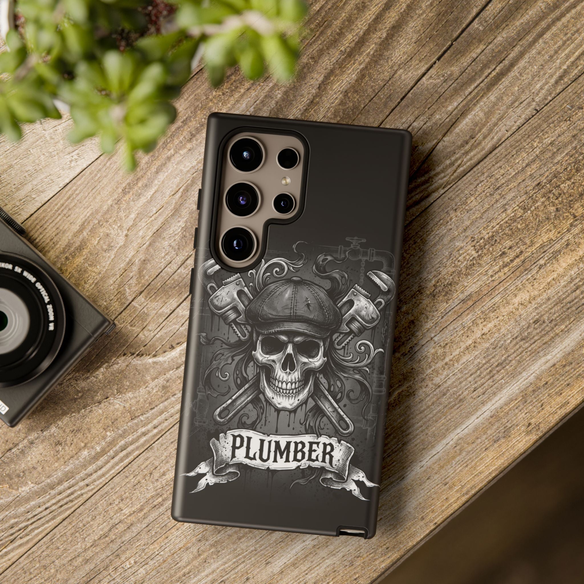 Gothic Skull Plumber Phone Case - Samsung & iPhone Series