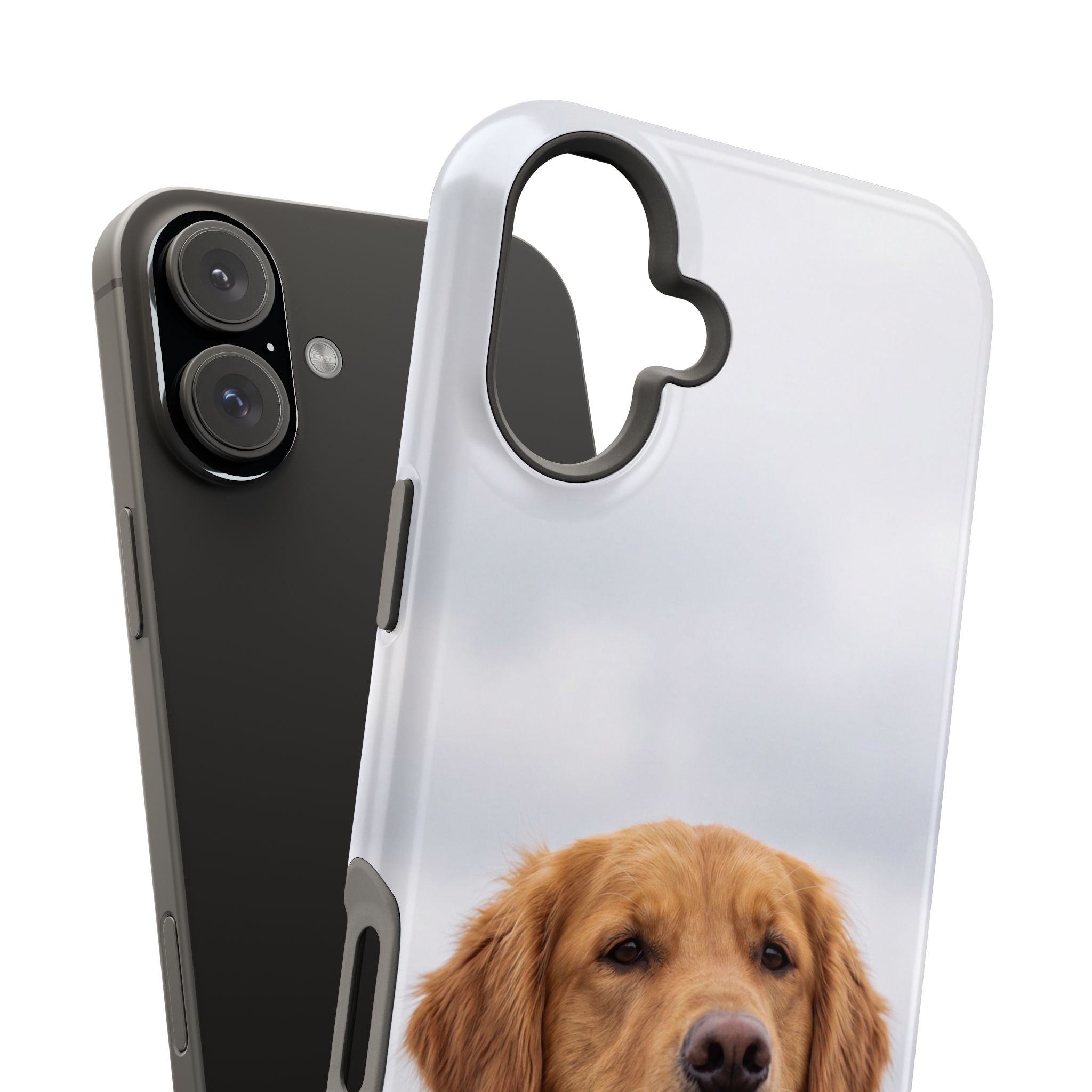 Golden Retriever Phone Case — Impact-Resistant Wireless Charging Cover