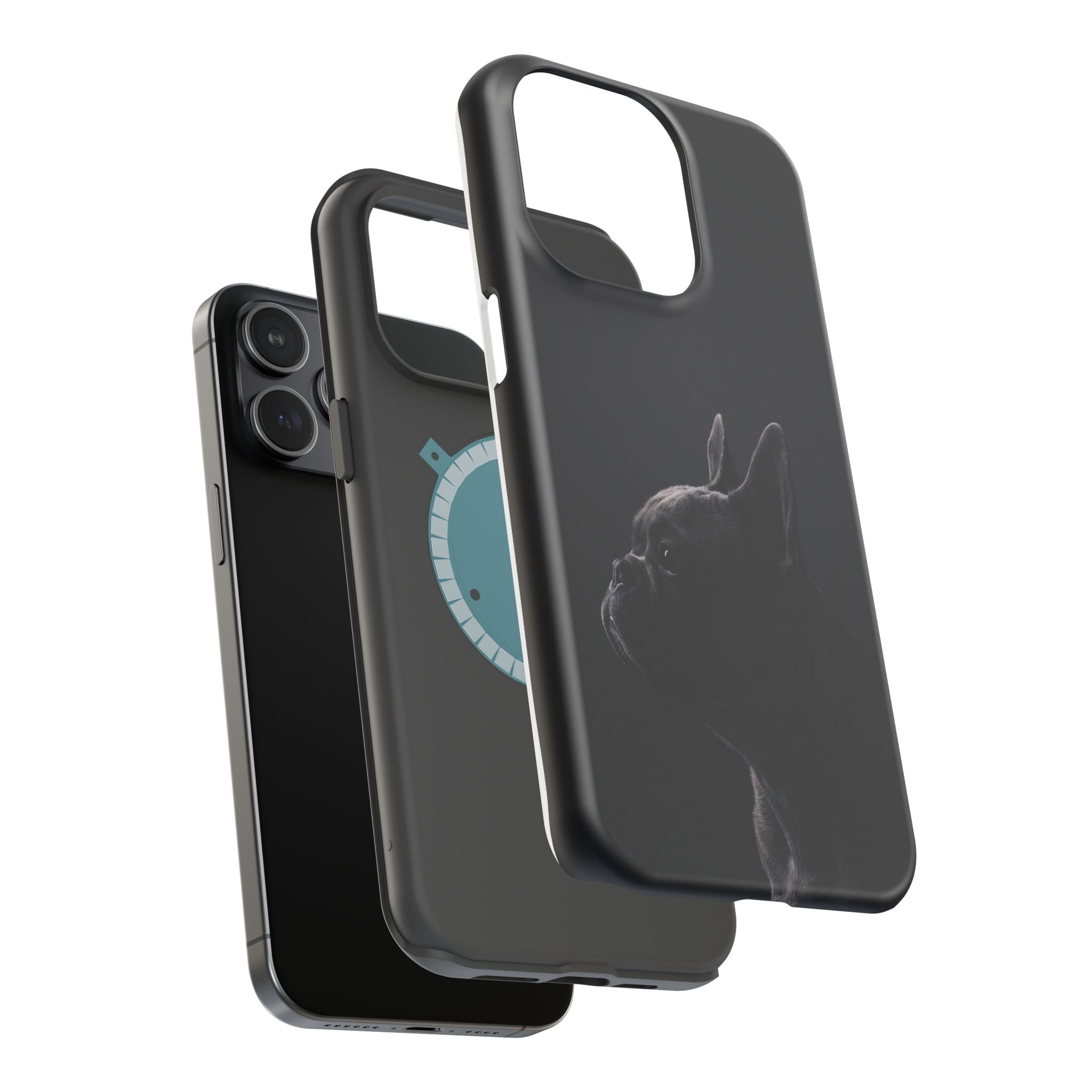 French Bulldog Phone Case — Impact-Resistant Wireless Charging Cover