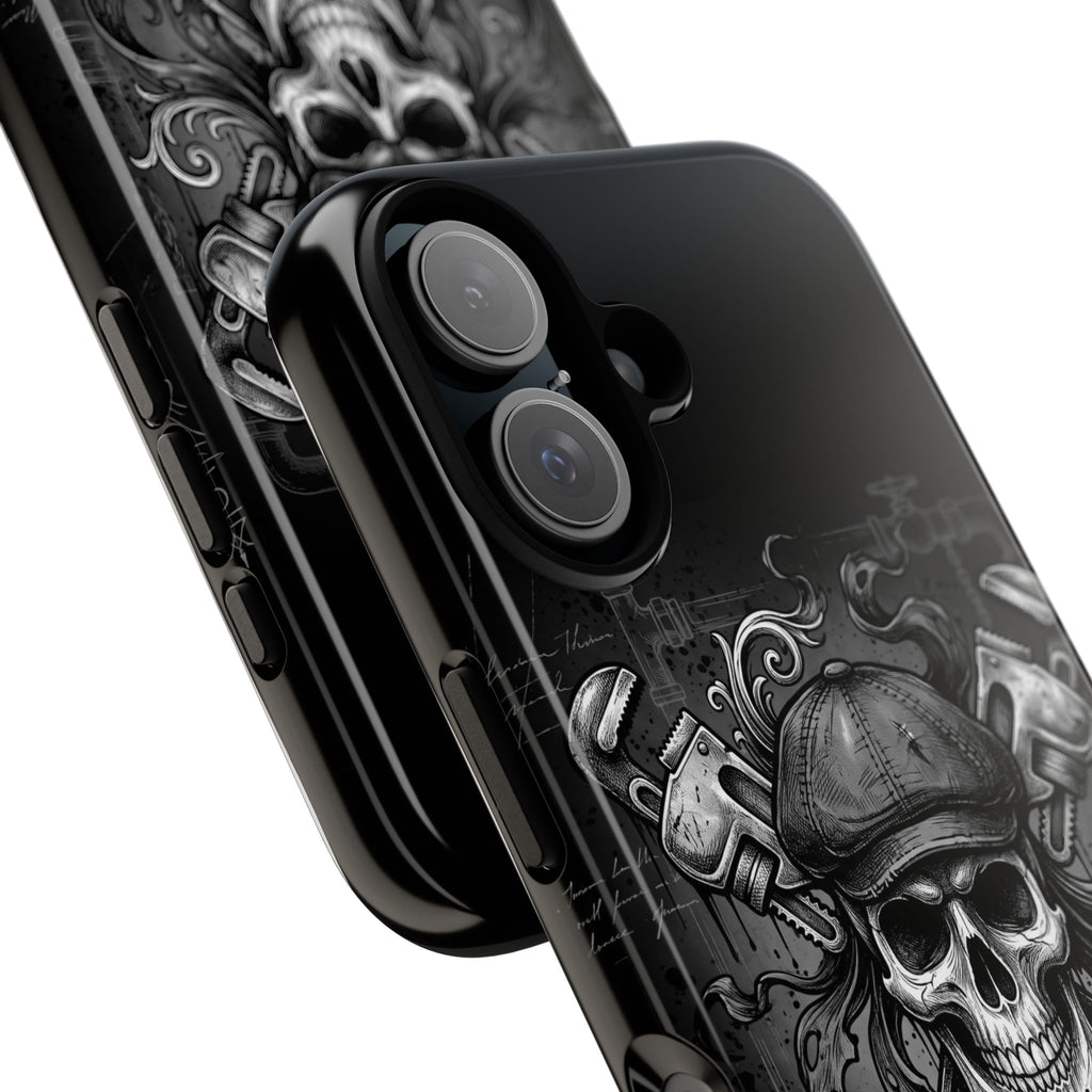 Gothic Skull Plumber Phone Case - Samsung & iPhone Series