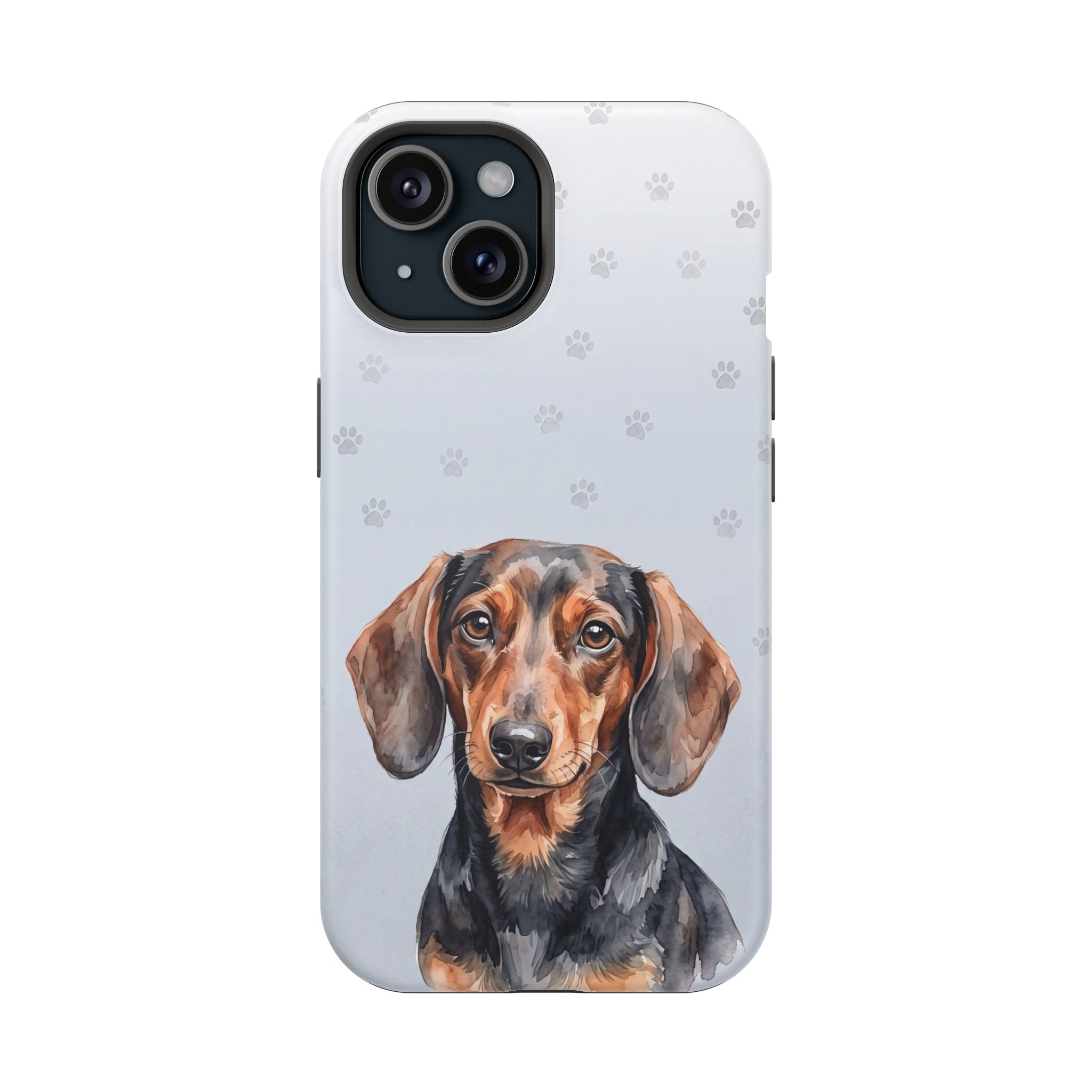 Dachshund Phone Case — Impact-Resistant Wireless Charging Cover