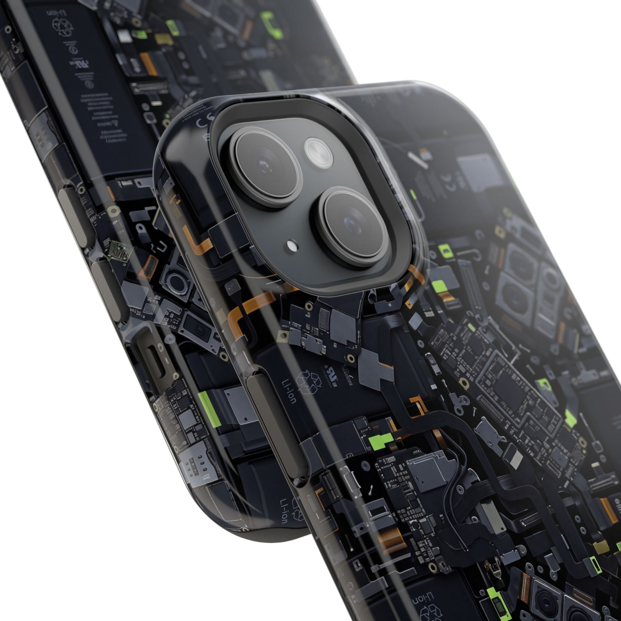 Circuit Core Phone Case — Motherboard Print Wireless Charging Cover