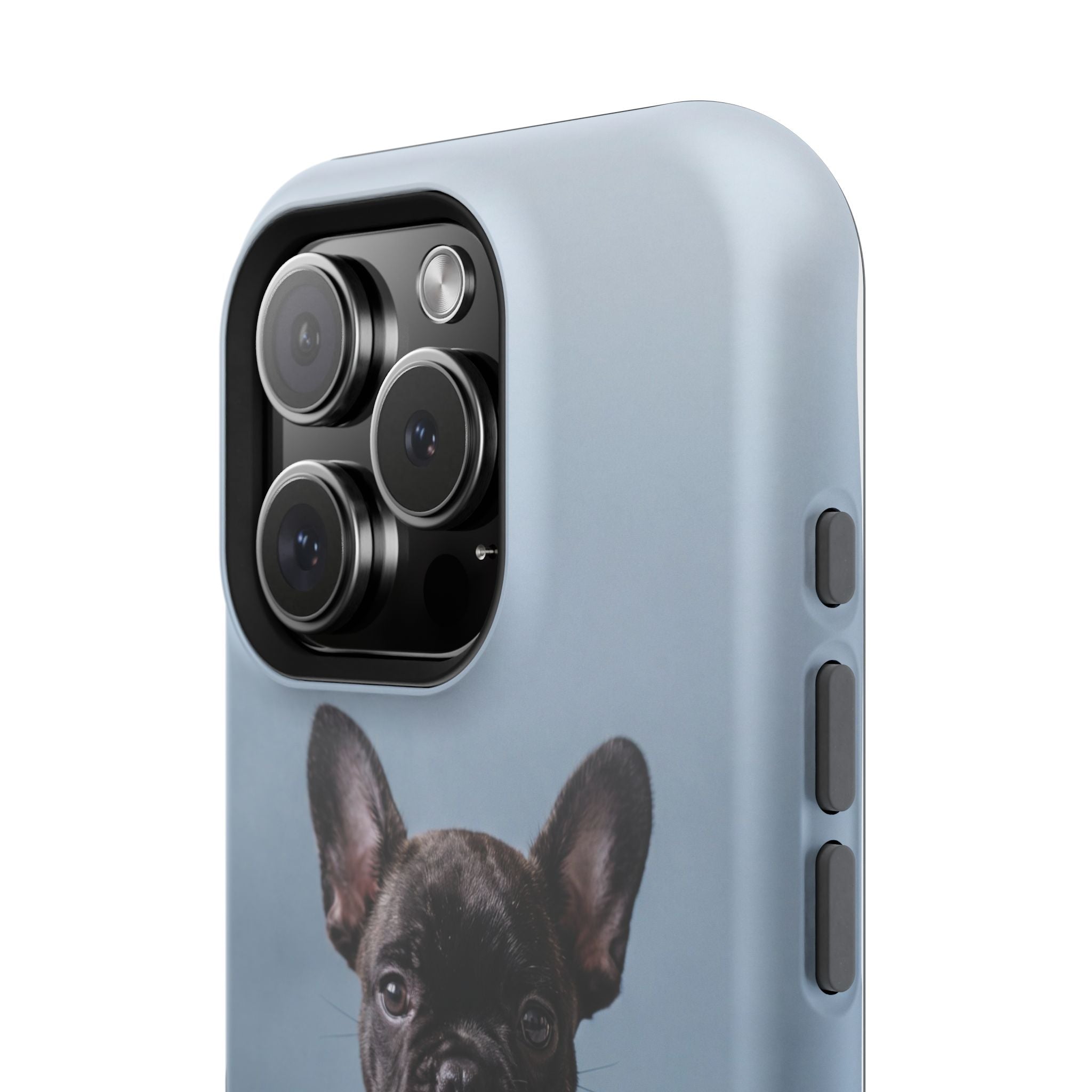 French Bulldog Puppy Phone Case — Impact-Resistant Wireless Charging Cover