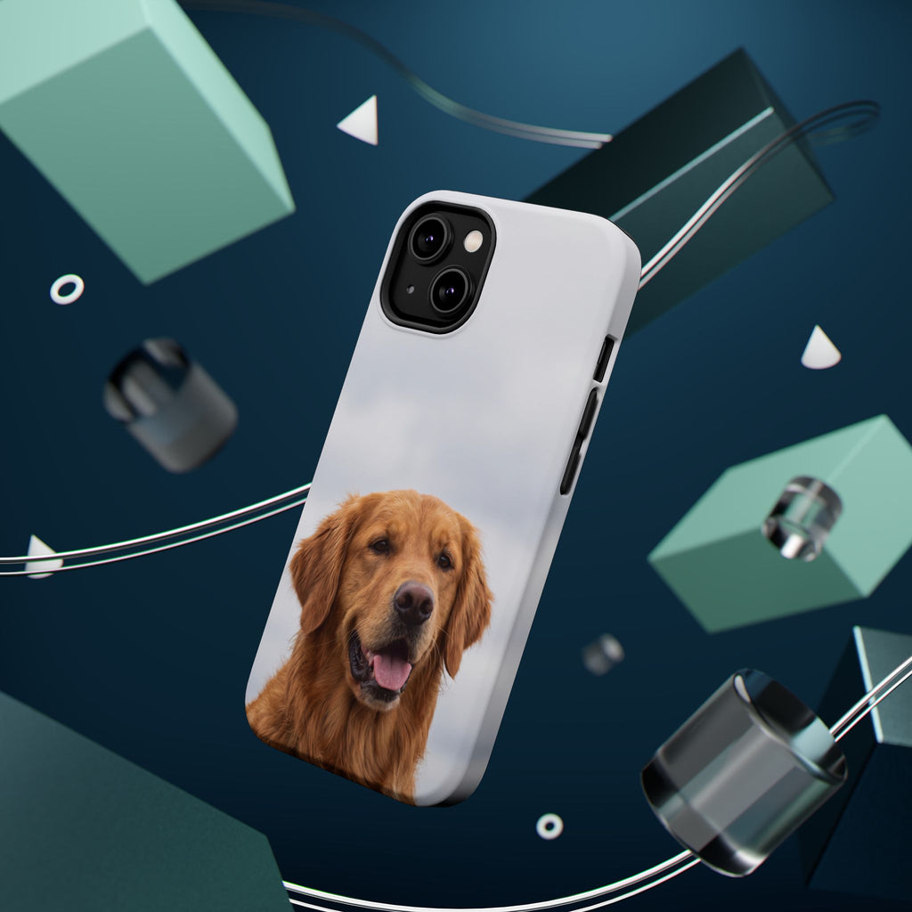 Golden Retriever Phone Case — Impact-Resistant Wireless Charging Cover