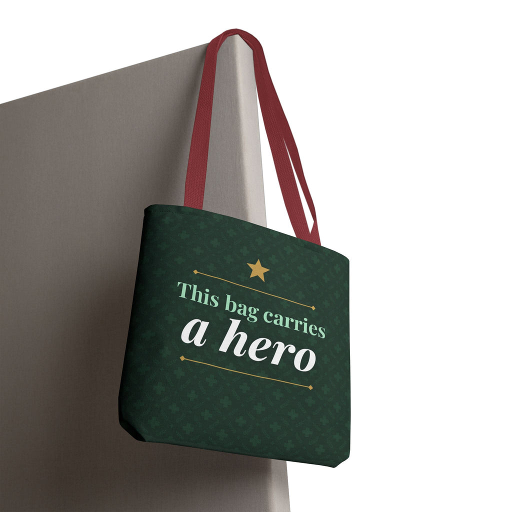 This Bag Carries a Hero Tote | Nurse Gift Tote Bag | Essential Worker Appreciation Gift | Premium Polyester Carry-All