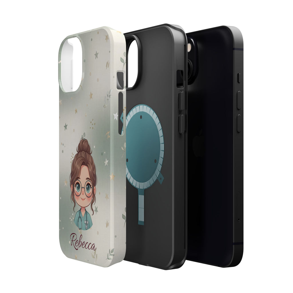 Personalized Starry Nurse Phone Case — Wireless Charging Cover