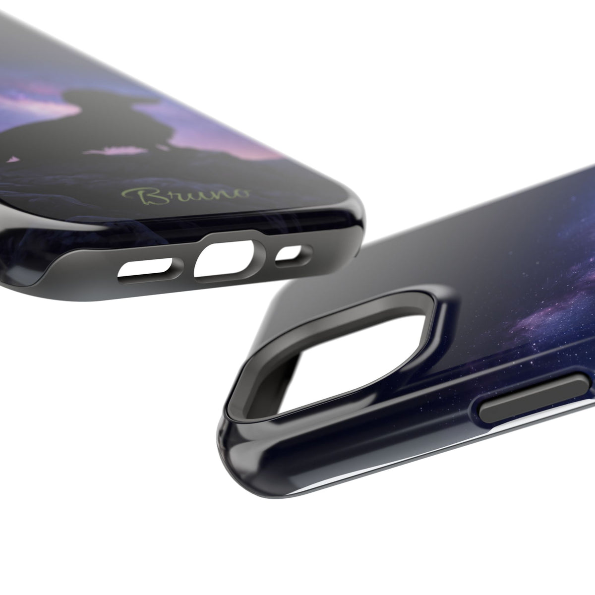 Personalized Dachshund Starry Night Phone Case — Wireless Charging Cover