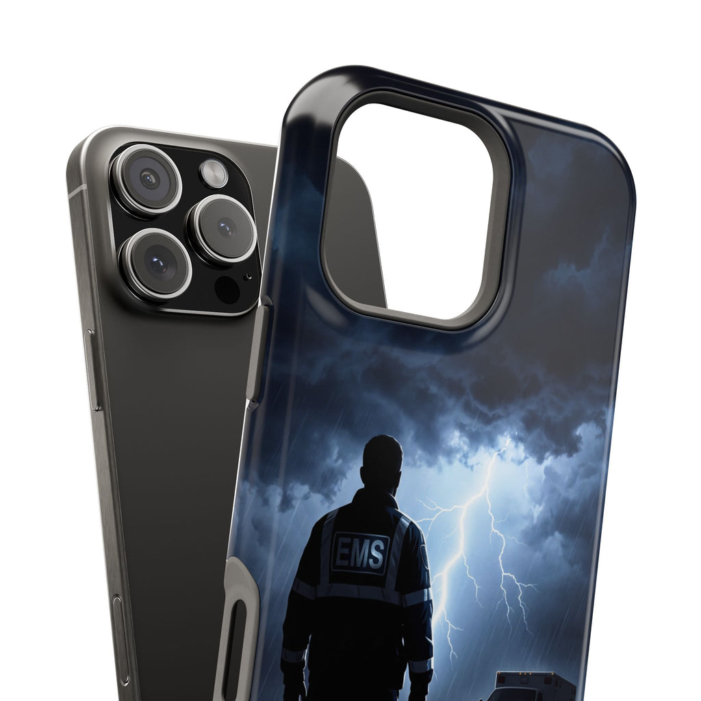 Personalized Lightning Storm EMS Phone Case — Wireless Charging Cover