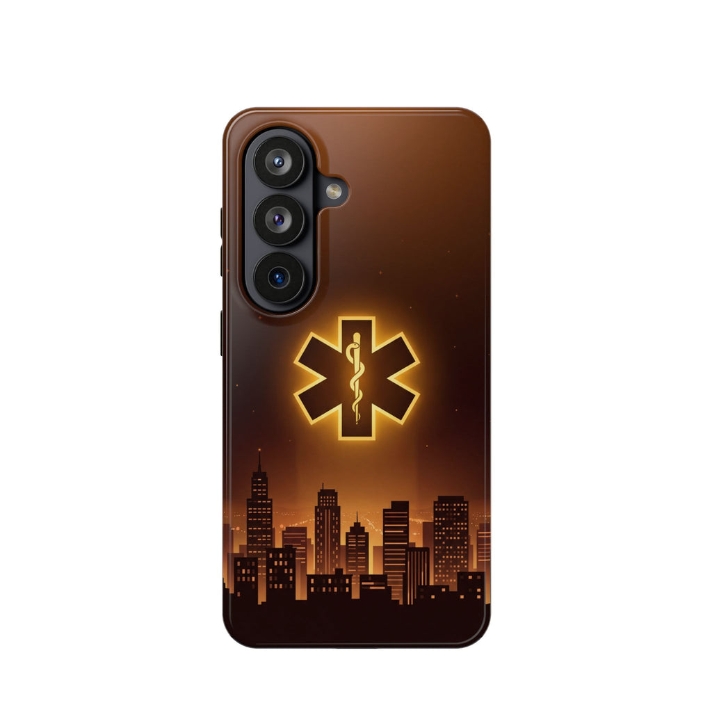 Paramedic/EMT Skyline Phone Case — Magnetic Wireless Charging Cover