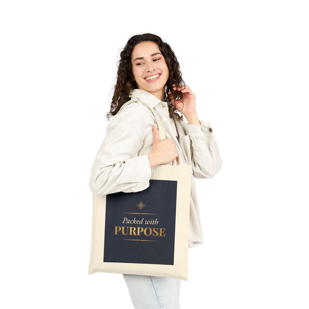 Nurse Tote Bag – Packed with purpose – Cotton Canvas Tote Bag for Nurses