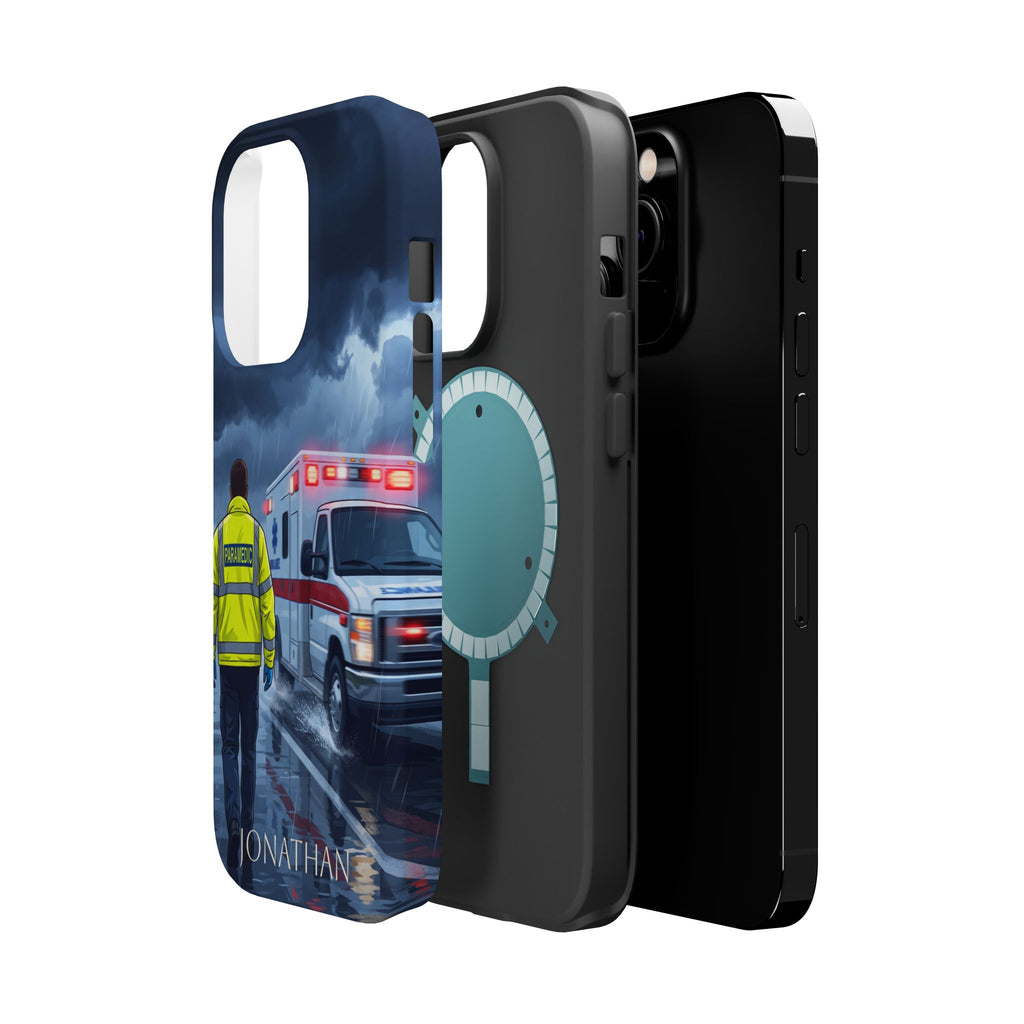 Personalized EMS Storm Phone Case — Wireless Charging Cover