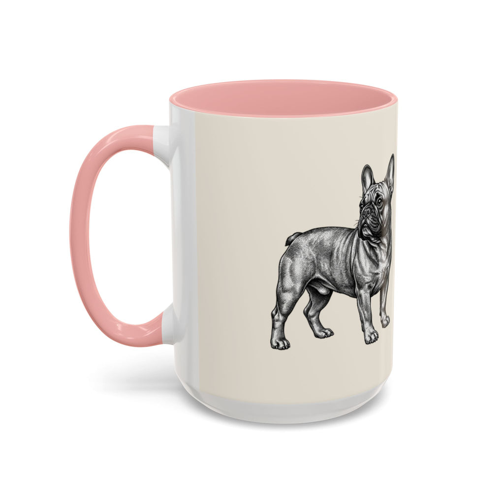 Personalized Frenchie Mug – Custom Name Coffee Mug – French Bulldog Lover Gift