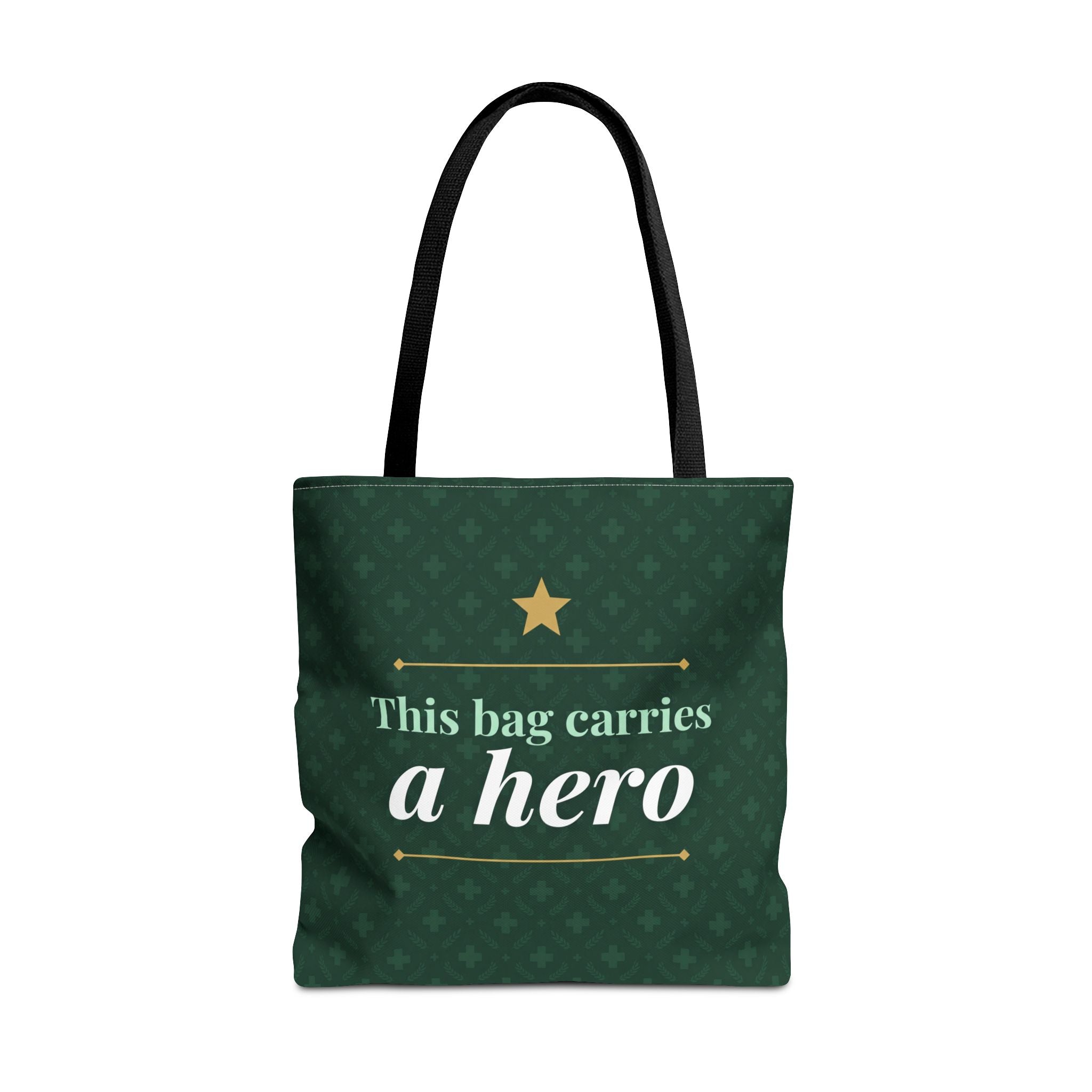 This Bag Carries a Hero Tote | Nurse Gift Tote Bag | Essential Worker Appreciation Gift | Premium Polyester Carry-All