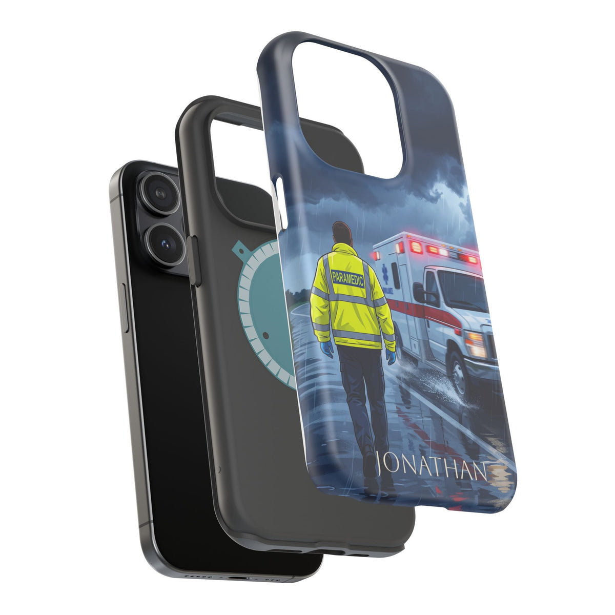 Personalized EMS Storm Phone Case — Wireless Charging Cover