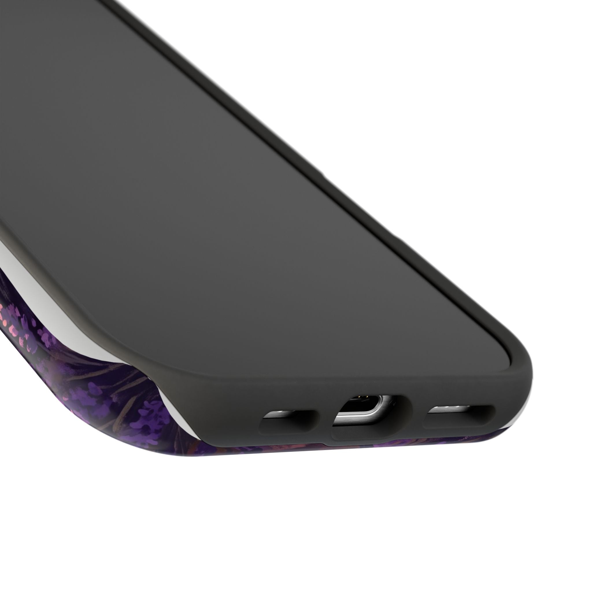 Personalized Dachshund Lavender Field Phone Case — Wireless Charging Cover