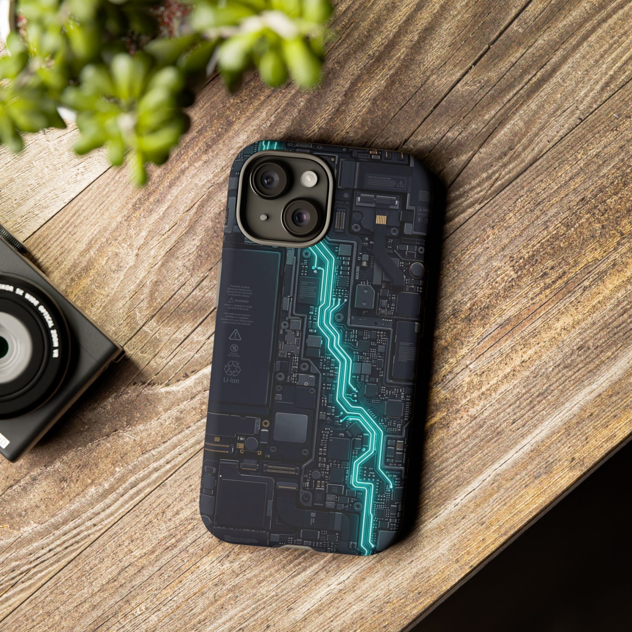 Electrician Cyan Circuit Phone Case - Samsung & iPhone Series