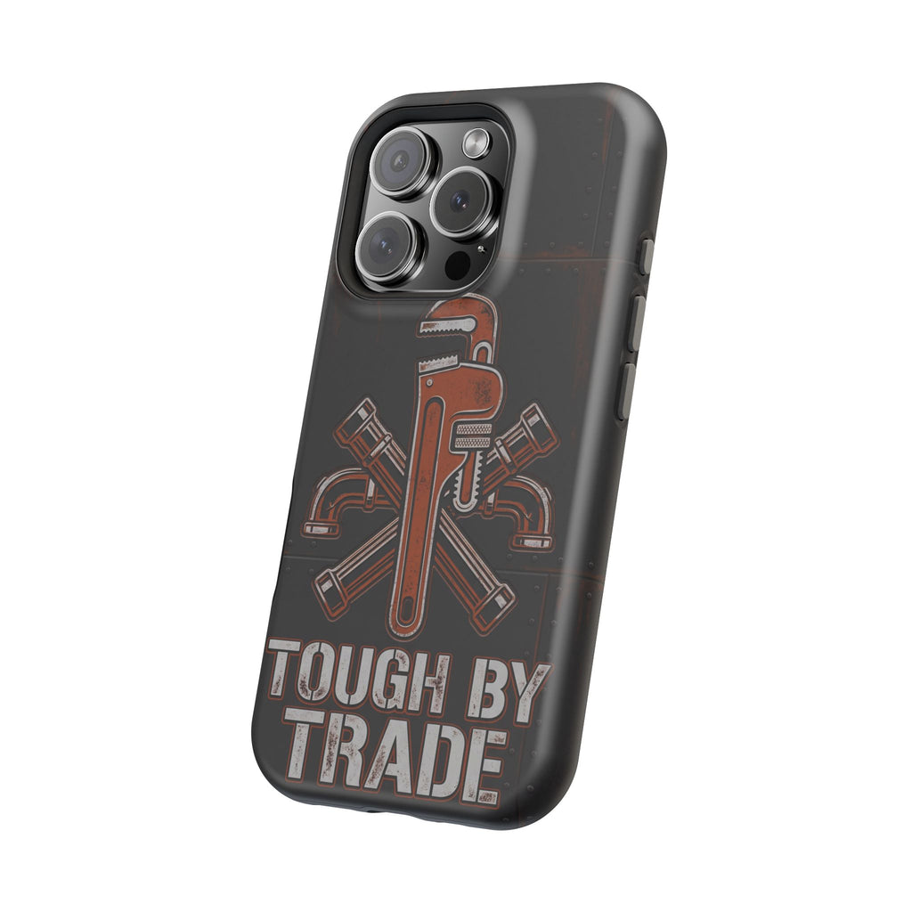 Tough By Trade Phone Case — Crossed Wrenches Wireless Charging Cover