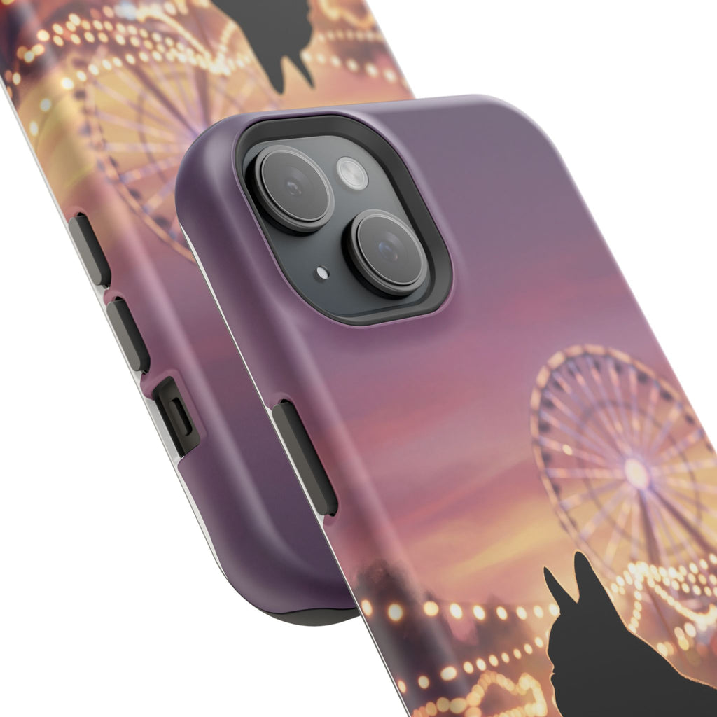 Personalized French Bulldog Carnival Nights Phone Case — Wireless Charging Cover