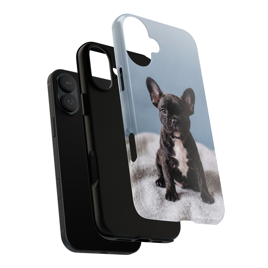 French Bulldog Puppy Phone Case | Adorable Brindle Frenchie Portrait | Samsung & iPhone