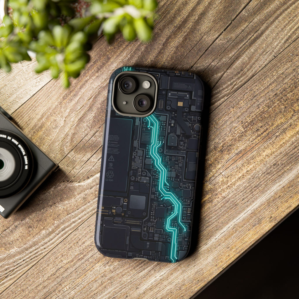 Electrician Cyan Circuit Phone Case - Samsung & iPhone Series