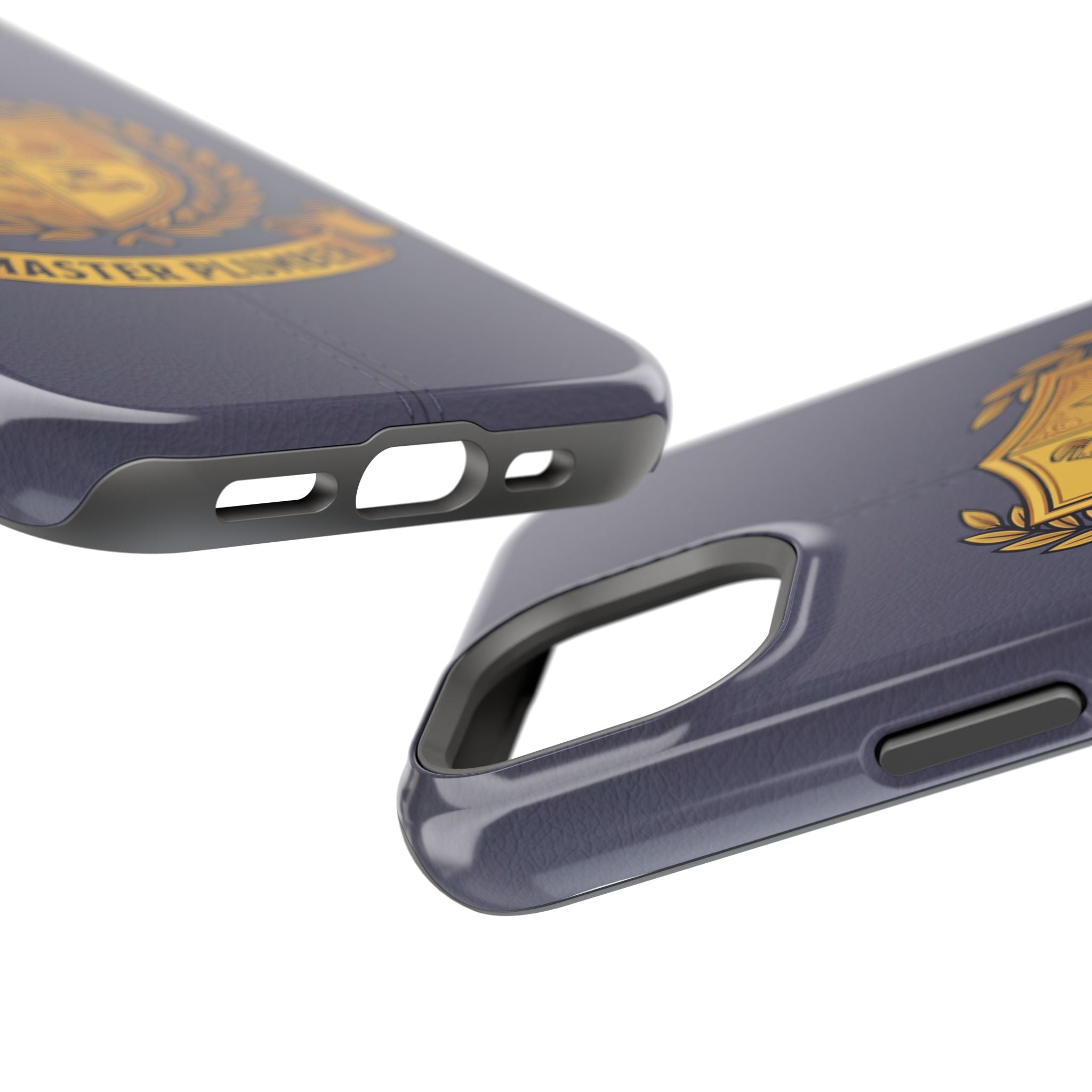 Master Plumber Crest Phone Case — Heraldic Shield Wireless Charging Cover
