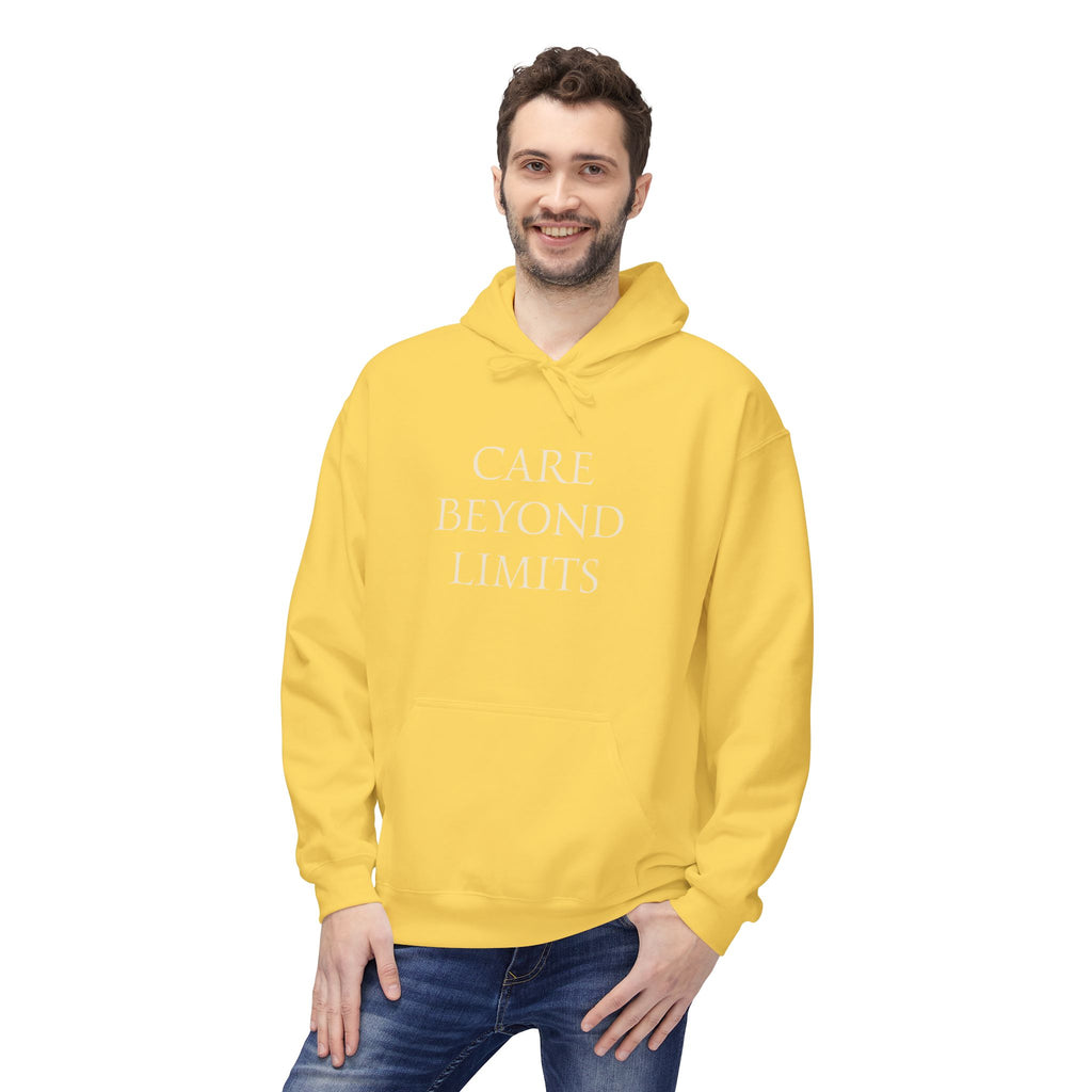 Nurse Hoodie |  Cozy Inspirational "Care Beyond Limits"