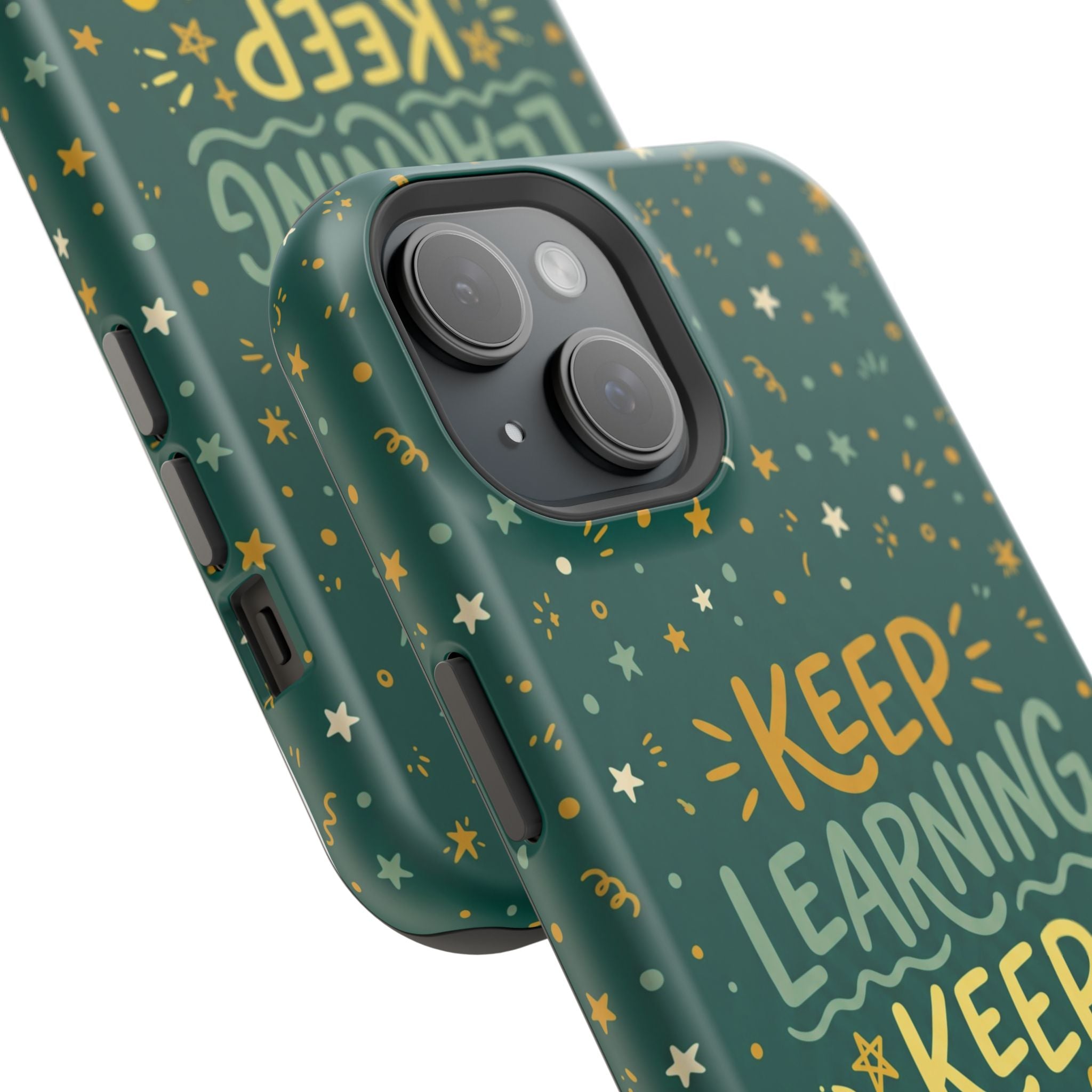 Keep Learning Keep Growing Teacher Phone Case — Wireless Charging Cover