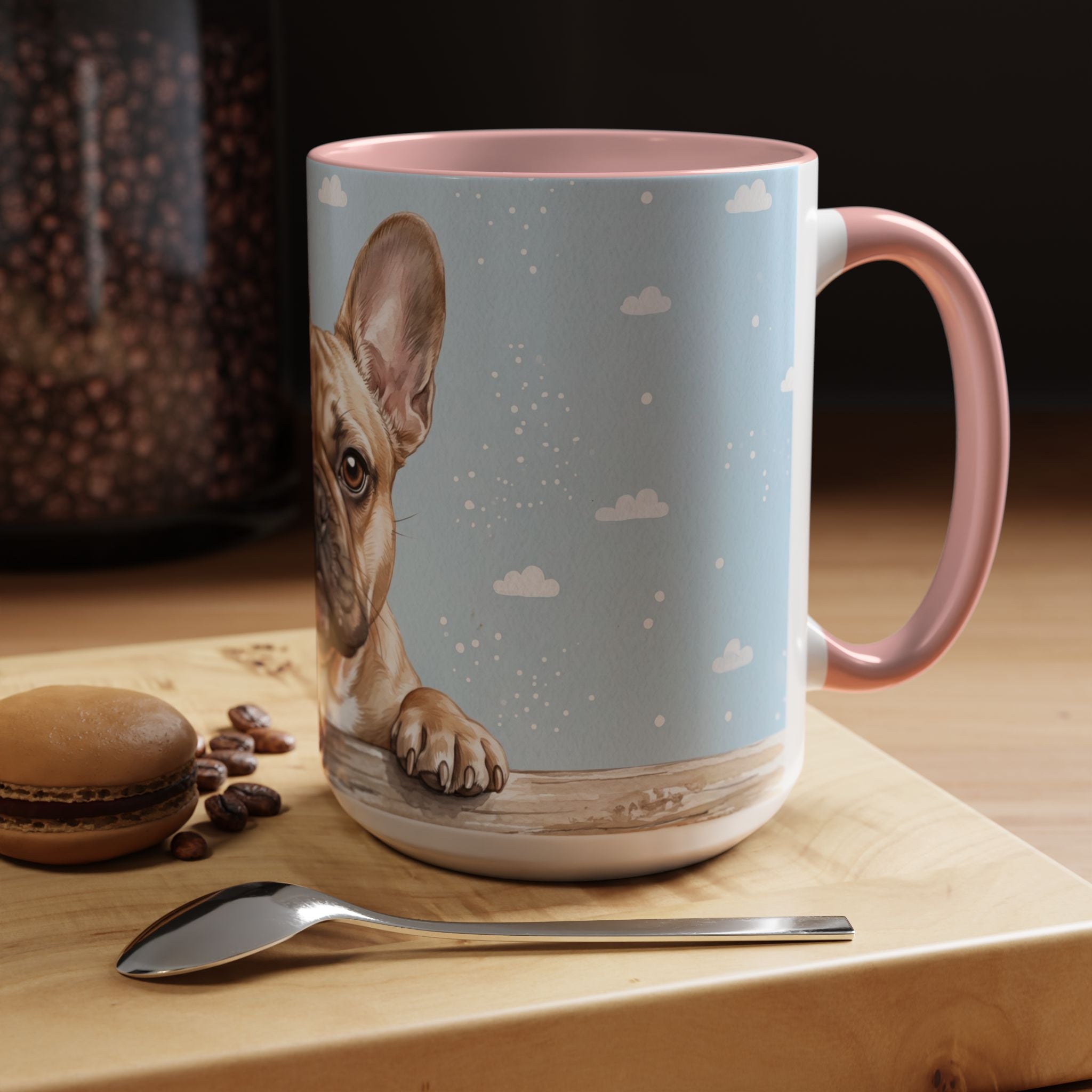 Cute Frenchie Mug | French Bulldog Lover Gift | Dog Coffee Mug