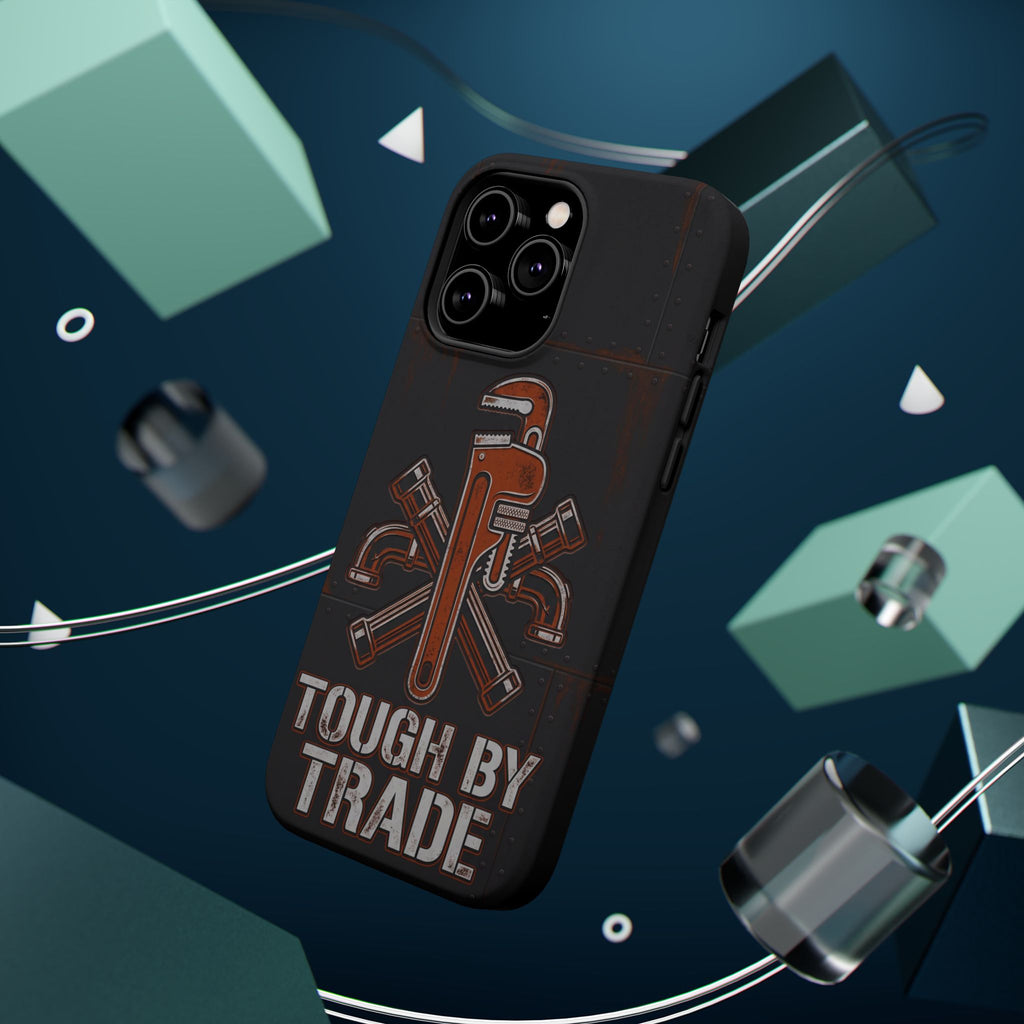 Tough By Trade Phone Case — Crossed Wrenches Wireless Charging Cover