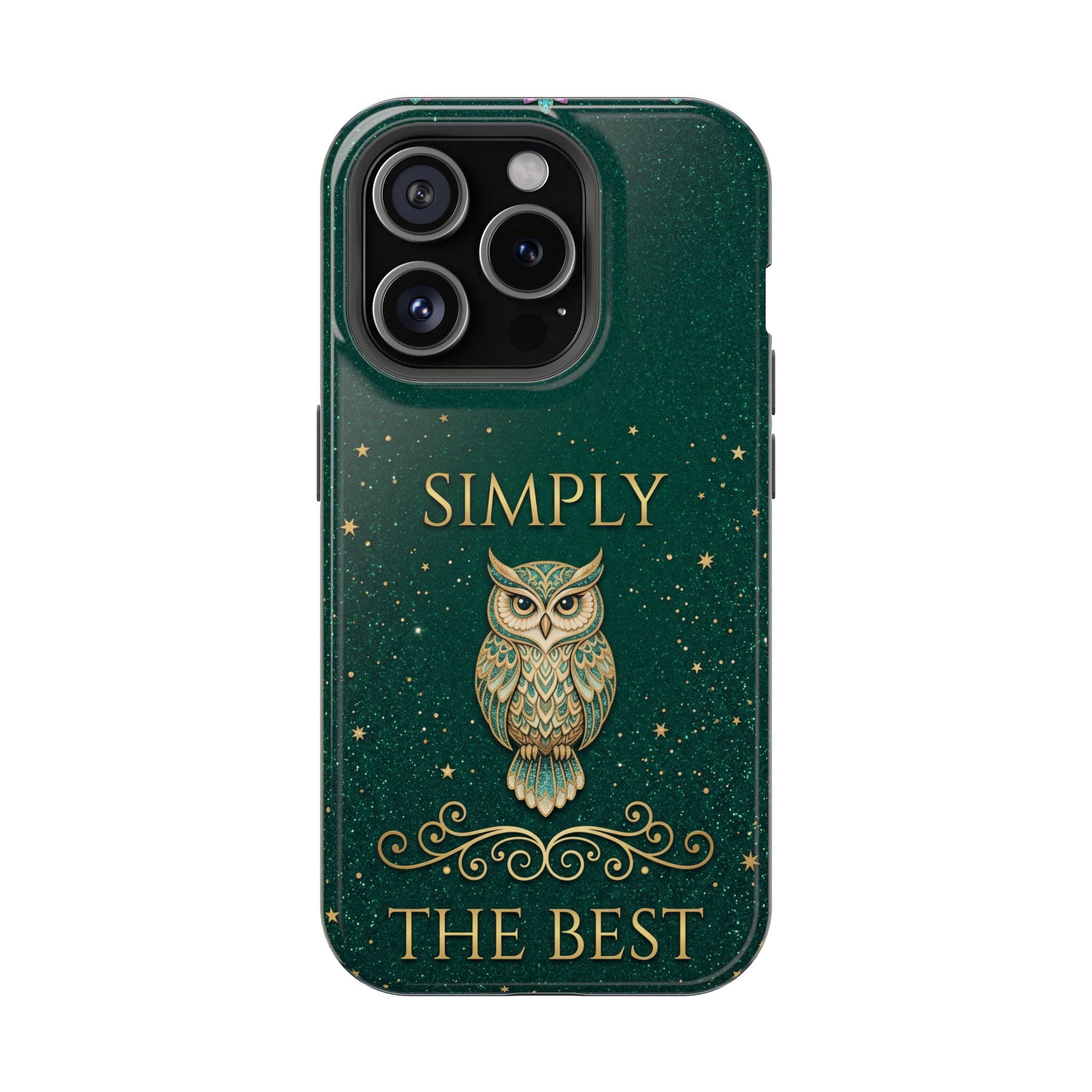 Simply The Best Wise Owl Phone Case — Wireless Charging Cover